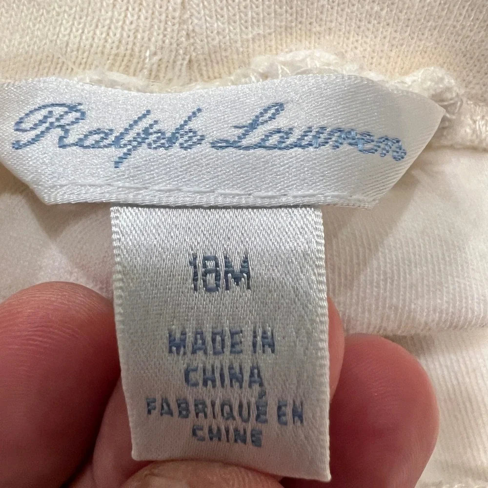 Ralph Lauren Girls 18M Floral Velour Jogger Set‎ Coquette Cottagecore Lounge